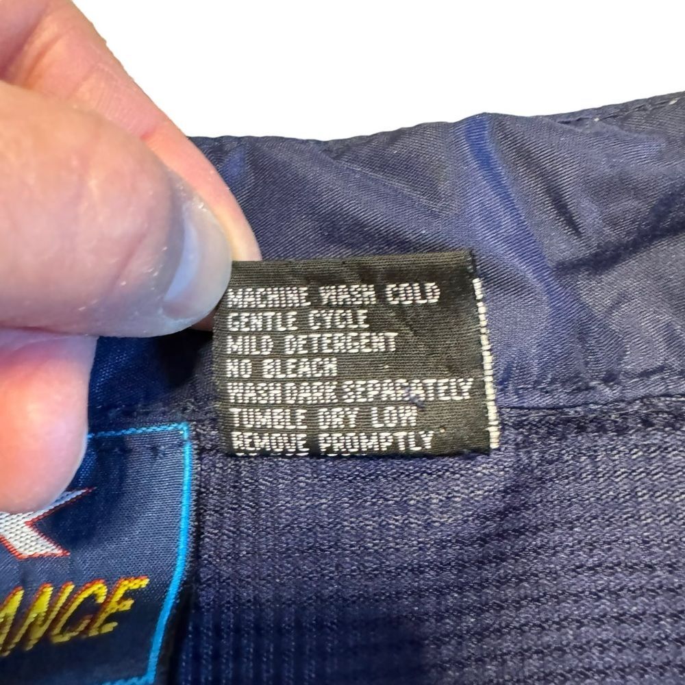 ZX Endurance Unisex Blue Wind Track Rain Pants Size Large - Picture 12 of 12
